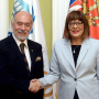 12 October 2019 National Assembly Speaker Maja Gojkovic and the Parliament Speaker of Chile Iván Flores García 